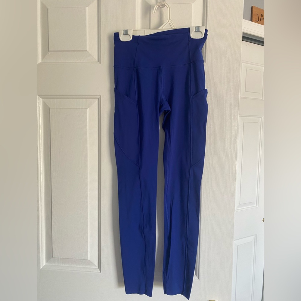 LULULEMON swift speed high rise legging 25” color blazer blue tone